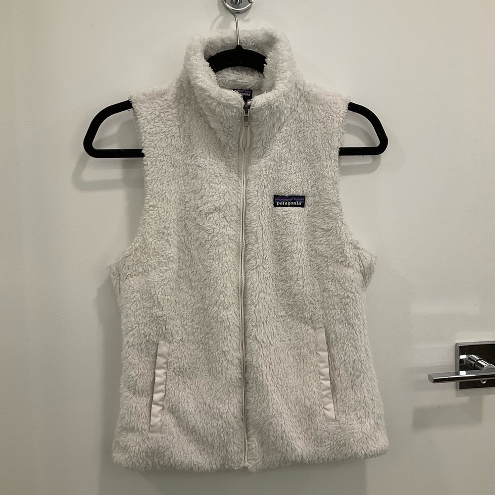Patagonia Off-White Fleece Vest